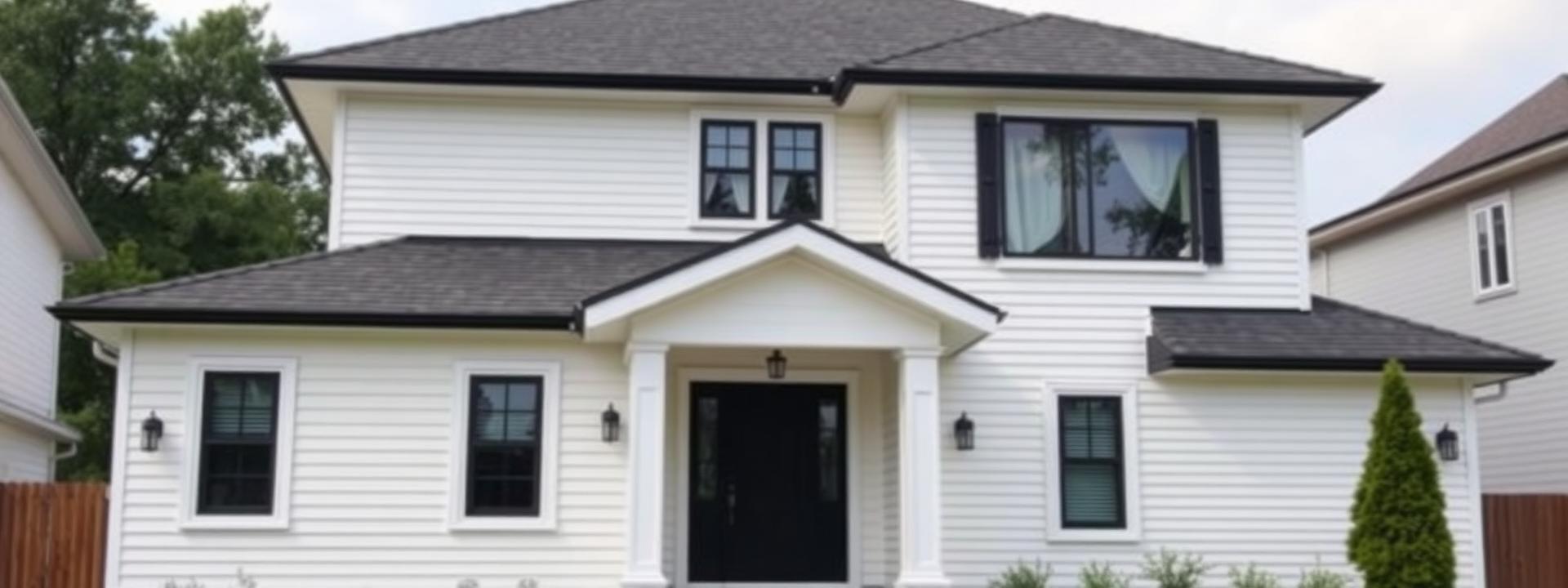 Modern home exterior